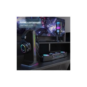 Наушники Fifine H6 RGB 7.1 Black (H6)
