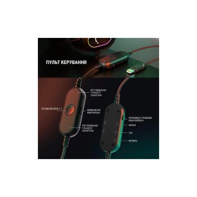 Наушники Fifine H6 RGB 7.1 Black (H6)