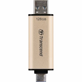 USB флеш накопитель Transcend 128GB JetFlash 930 Gold-Black USB 3.2/Type-C