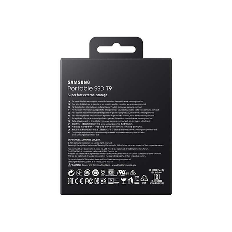 Накопитель SSD USB 3.2 1TB T9 Samsung (MU-PG1T0B/EU)