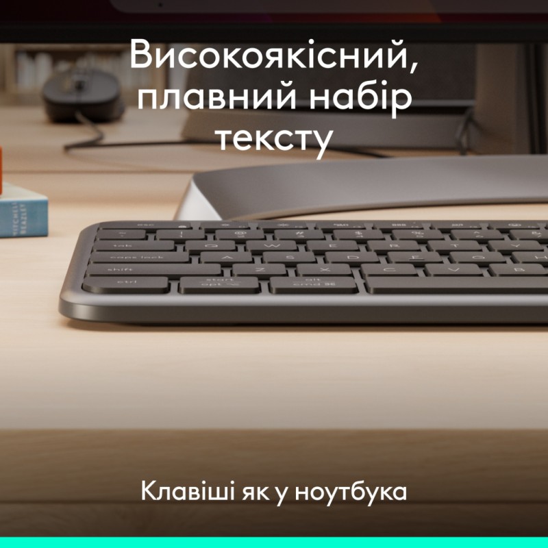 Клавиатура Logitech Signature Slim K620 for Business USB-C UA Graphite (920-013333)