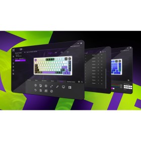 Клавиатура Hator Hellyberry HK60 Mechanical Linear RGB USB UA White/Violet (HK60)