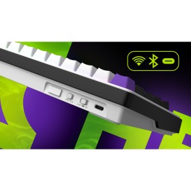 Клавіатура Hator Hellyberry HK60 Mechanical Linear RGB Wireless/Bluetooth/USB UA White/Violet (HK60_wireless)