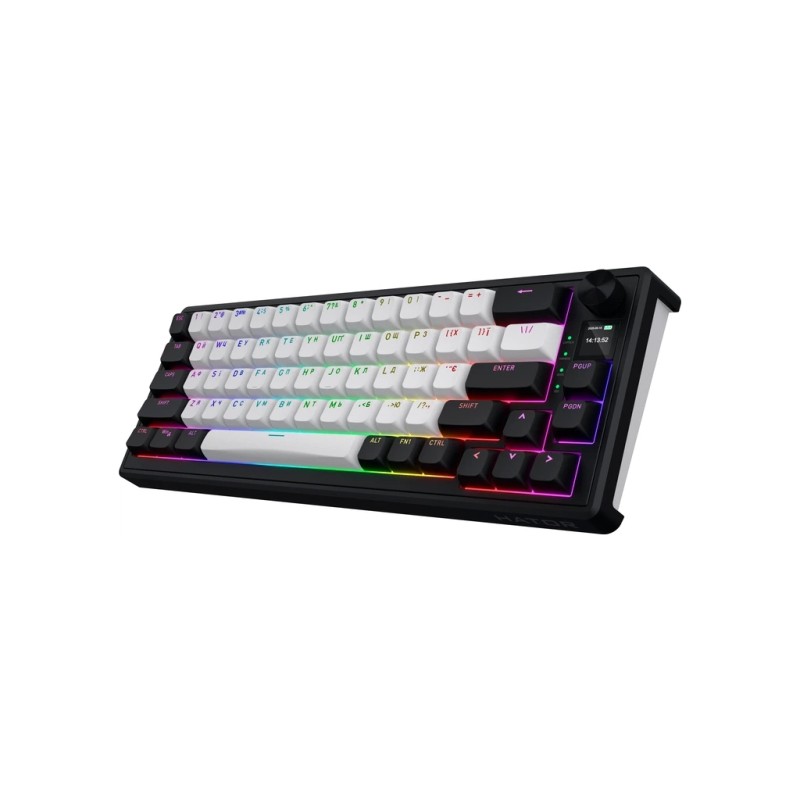 Клавіатура Hator Skyfall 65 MAG Ultima 8K Wireless/Bluetooth/USB UA Black/White (HTK3860UA)