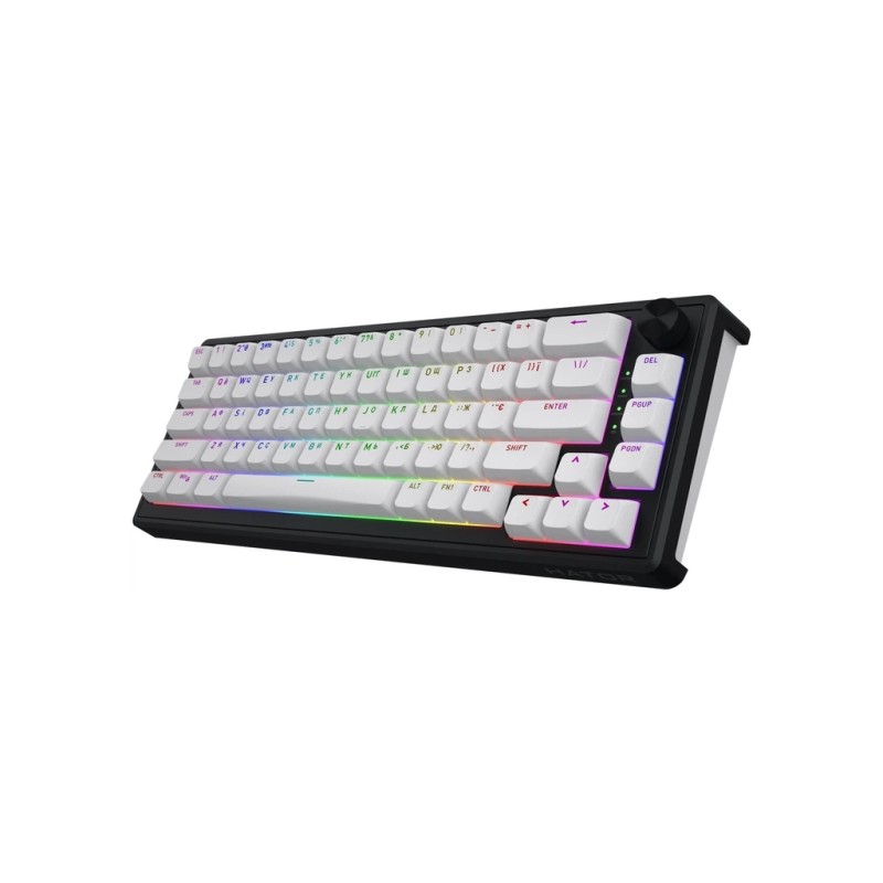 Клавиатура Hator Skyfall 65 Aurum Sterling RGB Wireless/Bluetooth/USB UA Black/White (HTK3160UA)