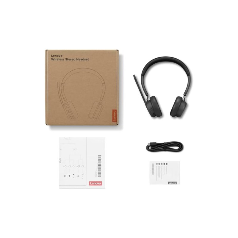 Наушники Lenovo Wireless Stereo Headset Black (4XD1Q30302)