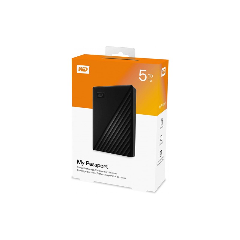 Внешний жесткий диск 2.5" 5TB WD (WDBPKJ0050BBK-WESN)