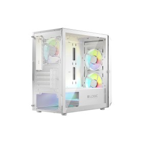 Корпус для ПК Logic concept PORTOS MESH+GLASS ARGB fans 3x120mm WHITE (AM-PORTOS-20-0000000-0002)