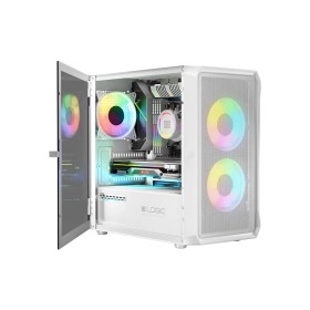 Корпус для ПК Logic concept PORTOS MESH+GLASS ARGB fans 3x120mm WHITE