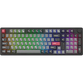 Клавиатура GamePro Asgard Drakkar Keychron Super Red Switch Wireless/Bluetooth/USB UA Black (MK305BK)
