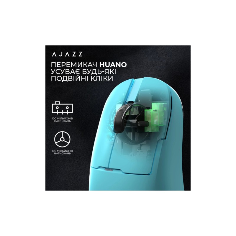 Мышка Ajazz AJ159 APEX Wireless/Bluetooth/USB Blue (AJM159-A-BLUE)