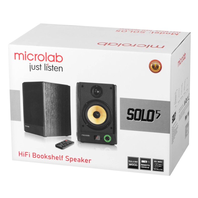 Акустическая система Microlab SOLO 5 90W Brown (SOLO-5BR)