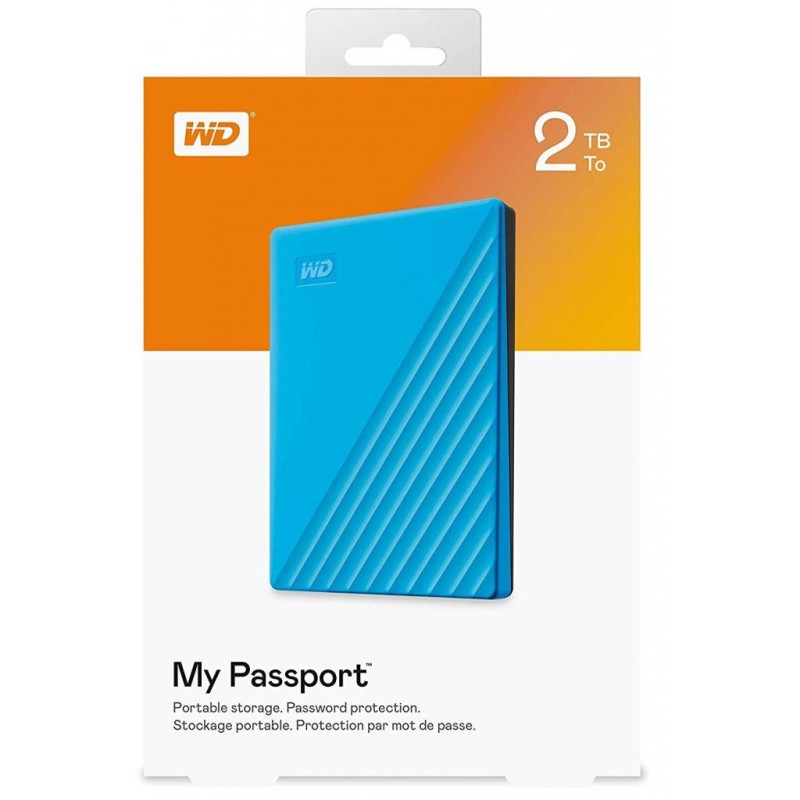 Внешний жесткий диск 2.5" 2TB My Passport Portable WD (WDBYVG0020BBL-WESN)