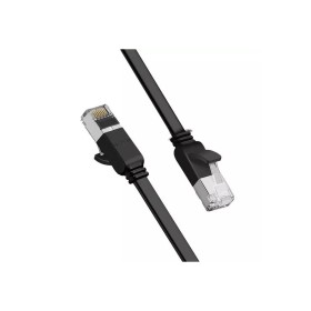 Патч-корд 2м, U/UTP Cat 6 Copper Ethernet Flat Cable NW101 Black Ugreen (50185)