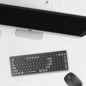 Клавиатура OfficePro SK985B Wireless/Bluetooth Black (SK985B)