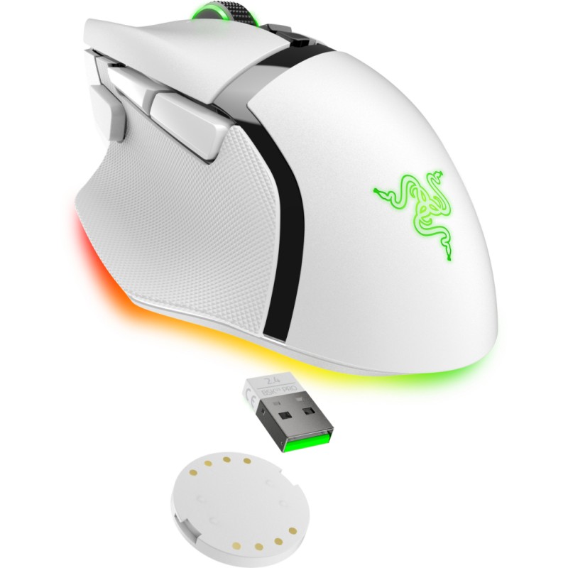 Мышка Razer Basilisk V3 Pro 35K Wireless/Bluetooth White (RZ01-05240200-R3G1)