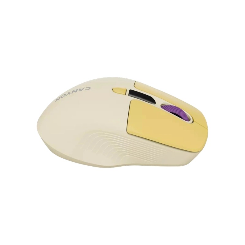 Мышка Canyon MW-26 LCD Silent Wireless/Bluetooth Yellow (CNS-CMSW26Y)