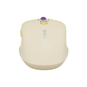 Мышка Canyon MW-26 LCD Silent Wireless/Bluetooth Yellow (CNS-CMSW26Y)