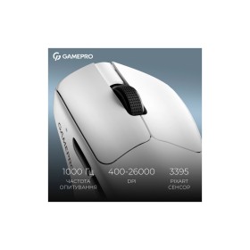 Мышка GamePro Asgard Surt Wireless/Bluetooth/USB White (GM017W)