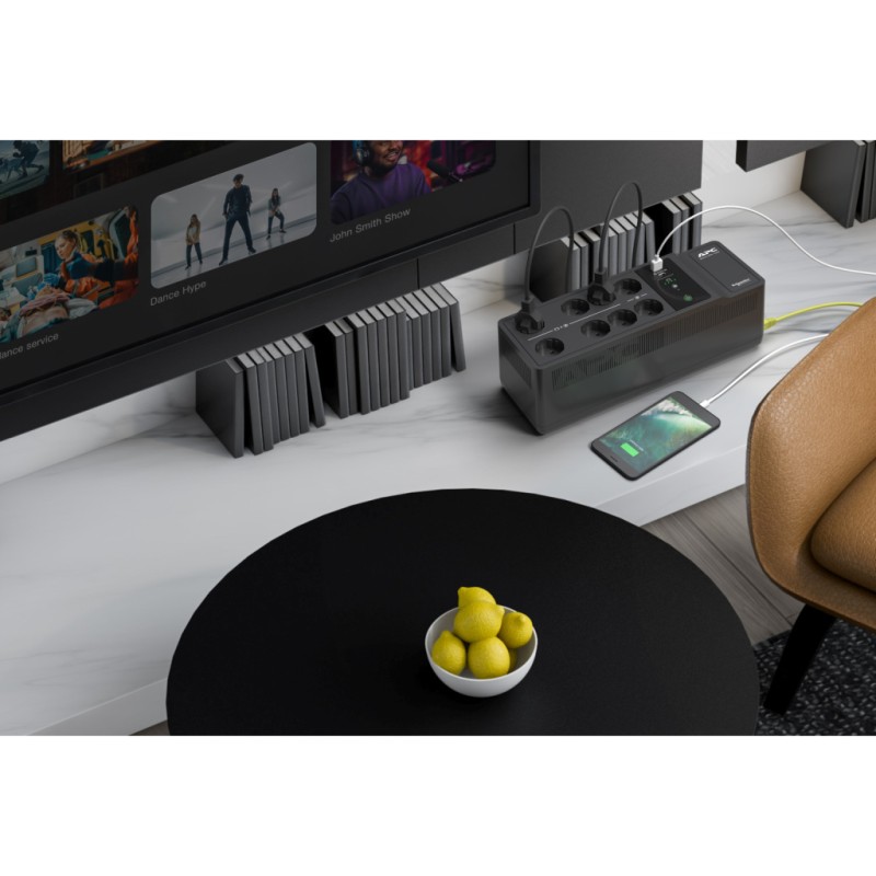 Источник бесперебойного питания APC Back-UPS 1050VA, 600W (BE1050G2-GR)