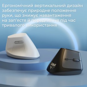 Мышка Ajazz i300 Wireless/Bluetooth/USB White (i300-W)