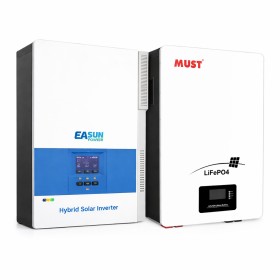 Комплект резервного питания EASUN 6.2kW 48V 48V  MUST LP1600-48100 51.2V