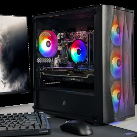 Игровой ПК компьютер с монитором Ryzen 5 5500 | RX 6700XT 12GB