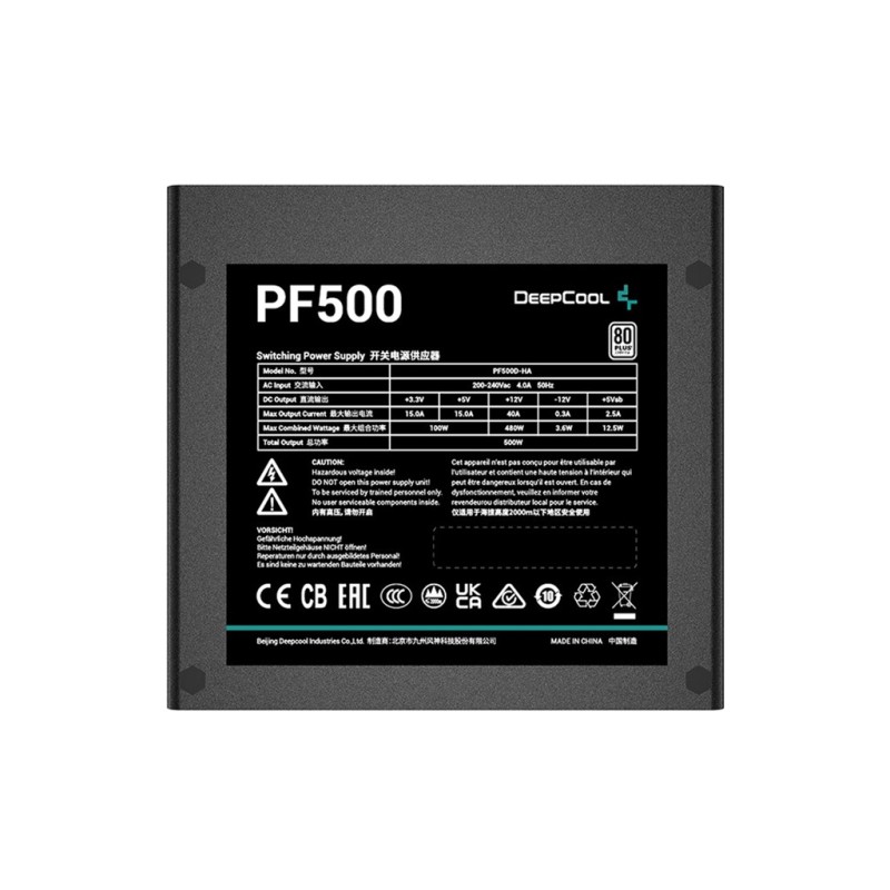 Блок живлення Deepcool 500W PF500 (R-PF500D-HA0B-EU)