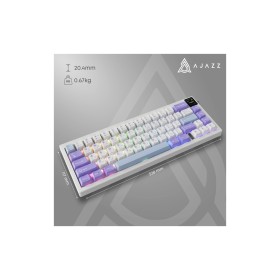 Клавиатура Ajazz AK650 Flying Fish Switch Purple RGB USB/Wireless/Bluetooth UA Purple