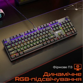 Клавиатура Meetion MK009 Pro Red Switch USB Type-C Black (MT-MK009Pro-W-RUA)
