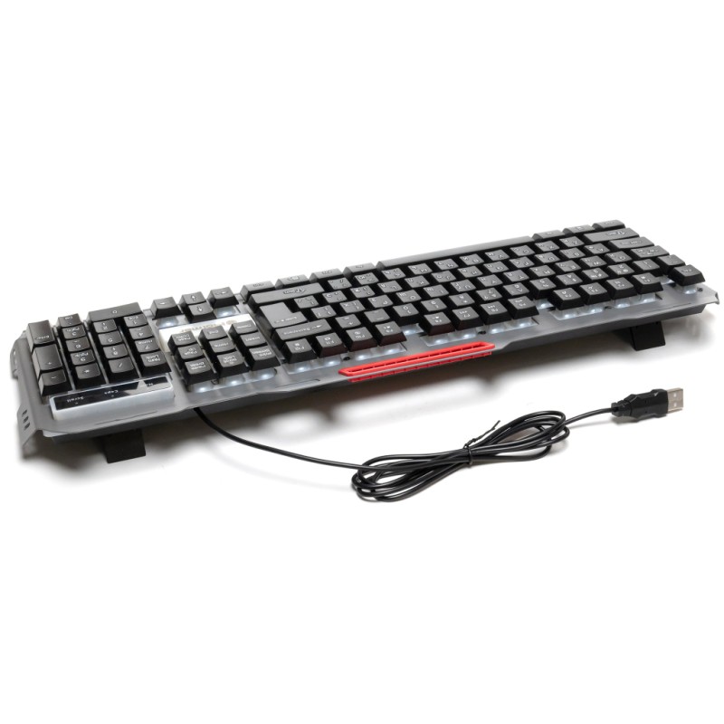 Клавиатура Hölmer K-02GS RGB Backlight USB UA Black (K-02GS)