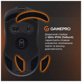 Мышка GamePro Genesis Ranker Wireless/Bluetooth/USB Black (GM012B)