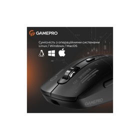 Мышка GamePro Genesis Winner Wireless/Bluetooth/USB Black (GM079B)