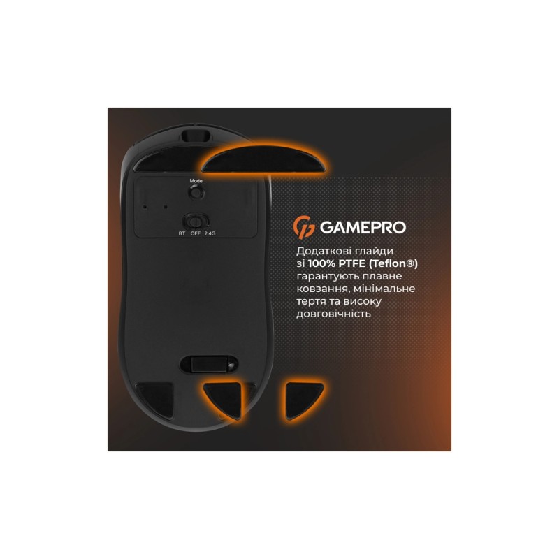 Мышка GamePro Genesis Winner Wireless/Bluetooth/USB Black (GM079B)