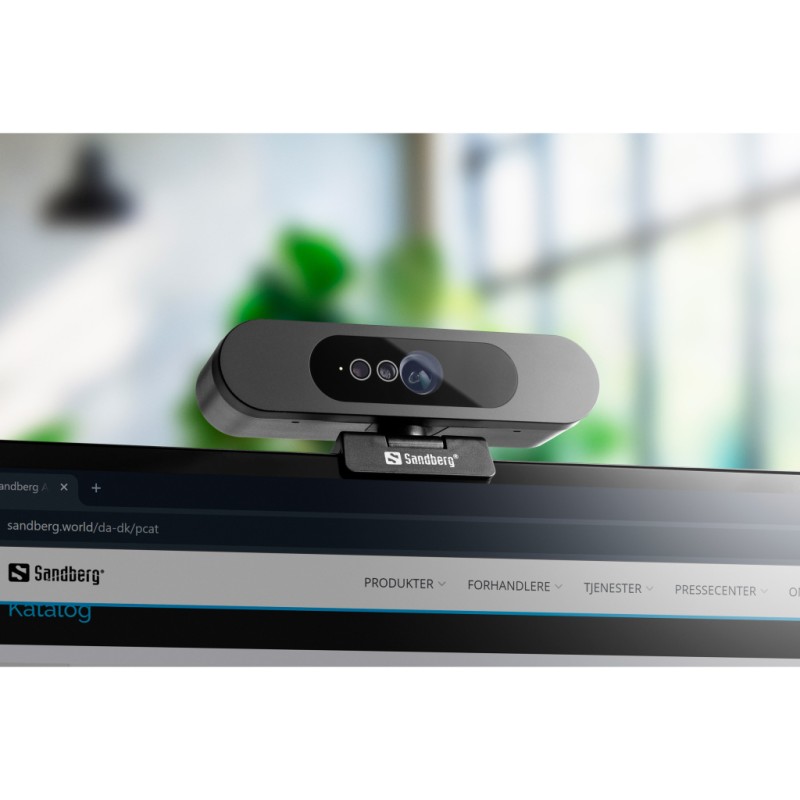 Веб-камера Sandberg Face-ID 2 HD 1080p Windows Hello USB-C/USB2.0 Black (134-40)