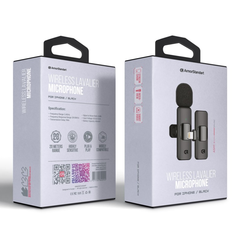 Микрофон Armorstandart ASM1 для iPhone Black (ARM80099)