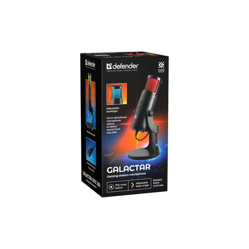 Микрофон Defender Galactar GMC 250 USB Black (64625)