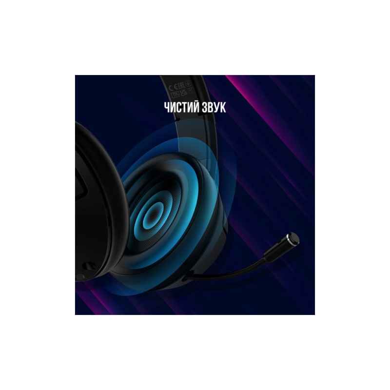 Наушники Lorgar Noah 101 Gaming 3.5 мм Black (LRG-GHS101B)