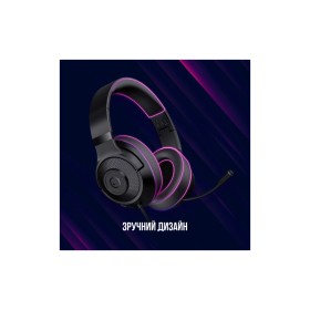 Наушники Lorgar Noah 101 Gaming 3.5 мм Black (LRG-GHS101B)