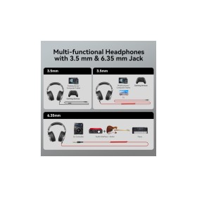 Наушники OneOdio Pro 10 3,5мм/6,35мм Black (Pro 10 Black)