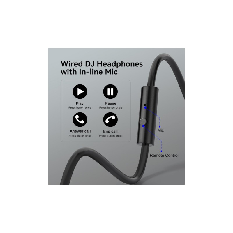 Наушники OneOdio Pro 10 3,5мм/6,35мм Black (Pro 10 Black)