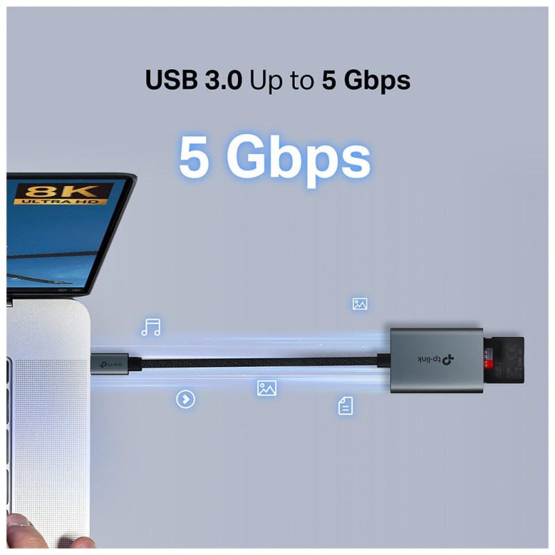 Считыватель флеш-карт TP-Link USB-C to SD/TF (UA440C)