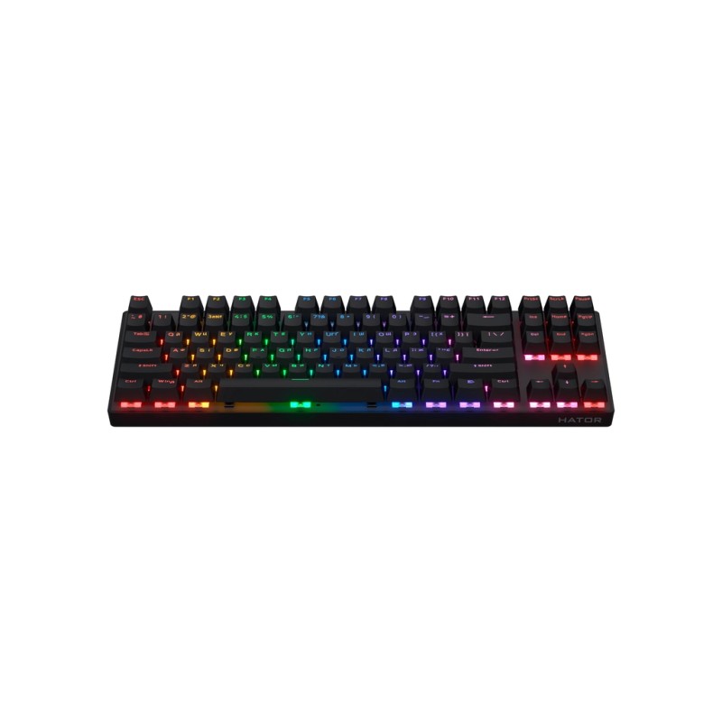 Клавиатура Hator Icefall Mecha TKL Rainbow Wireless/USB Black (HTK287UA)