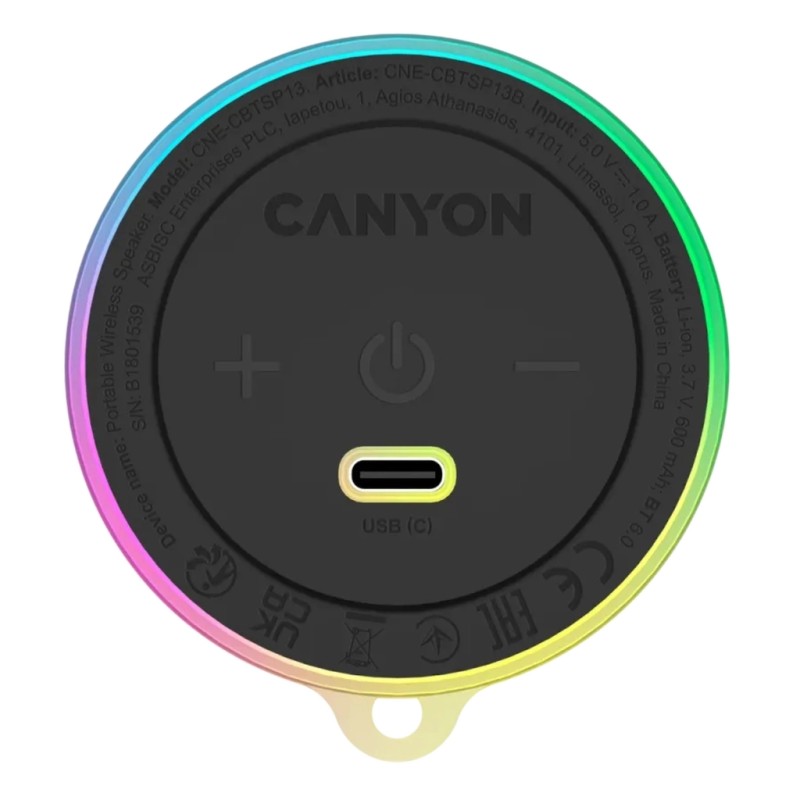 Акустическая система Canyon OnMove 13 Black (CNE-CBTSP13B)