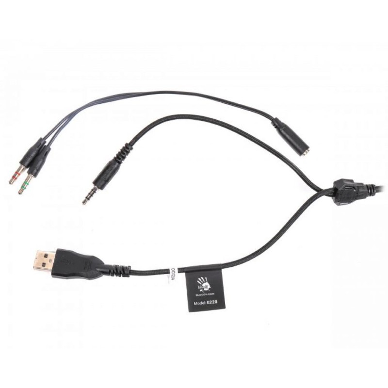 Наушники A4Tech Bloody G220 Black (4711421957304)