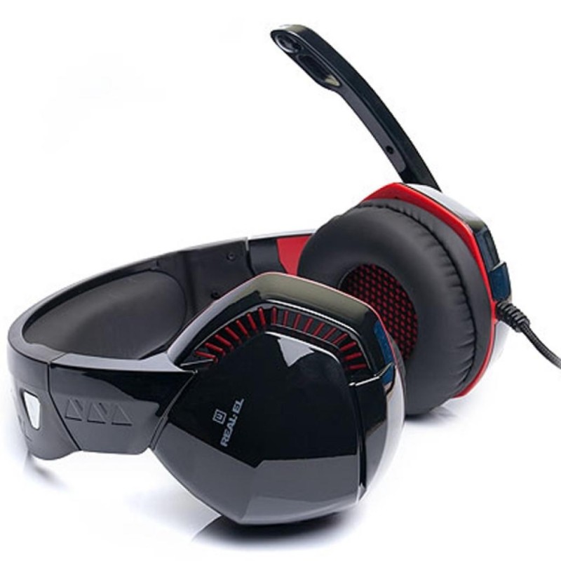 Наушники REAL-EL GDX-7800 Black/Red (EL124100027)