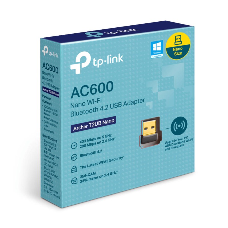 Мережева карта Wi-Fi TP-Link Archer T2UB nano (ARCHER-T2UB-NANO)