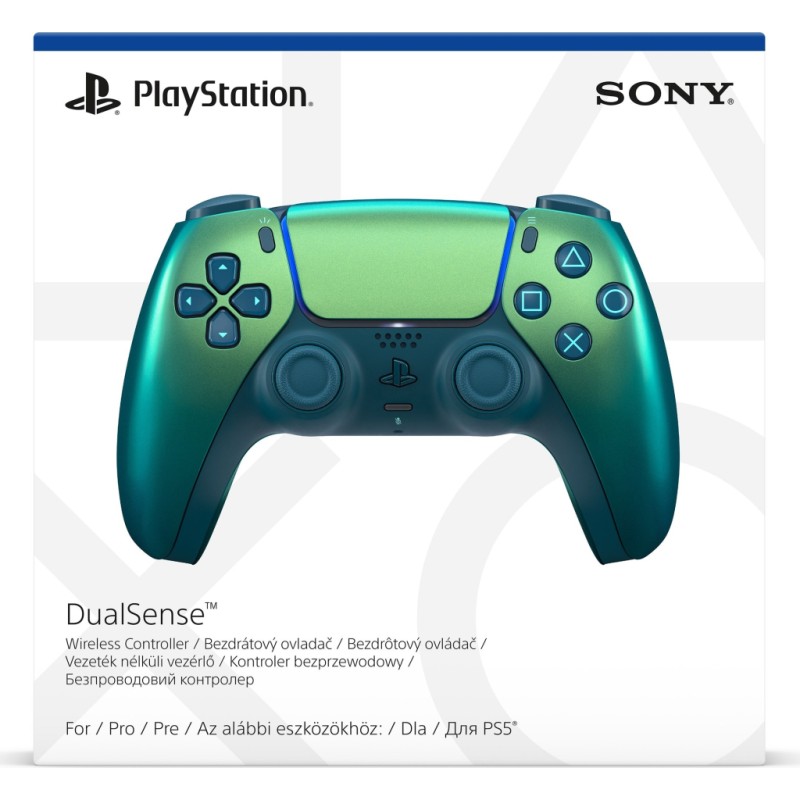 Геймпад Sony Playstation DualSense Bluetooth PS5 Chrome Teal (1000050603)