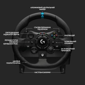 Кермо Logitech G923 Racing Wheel and Pedals for Xbox One and PC Black (941-000158)