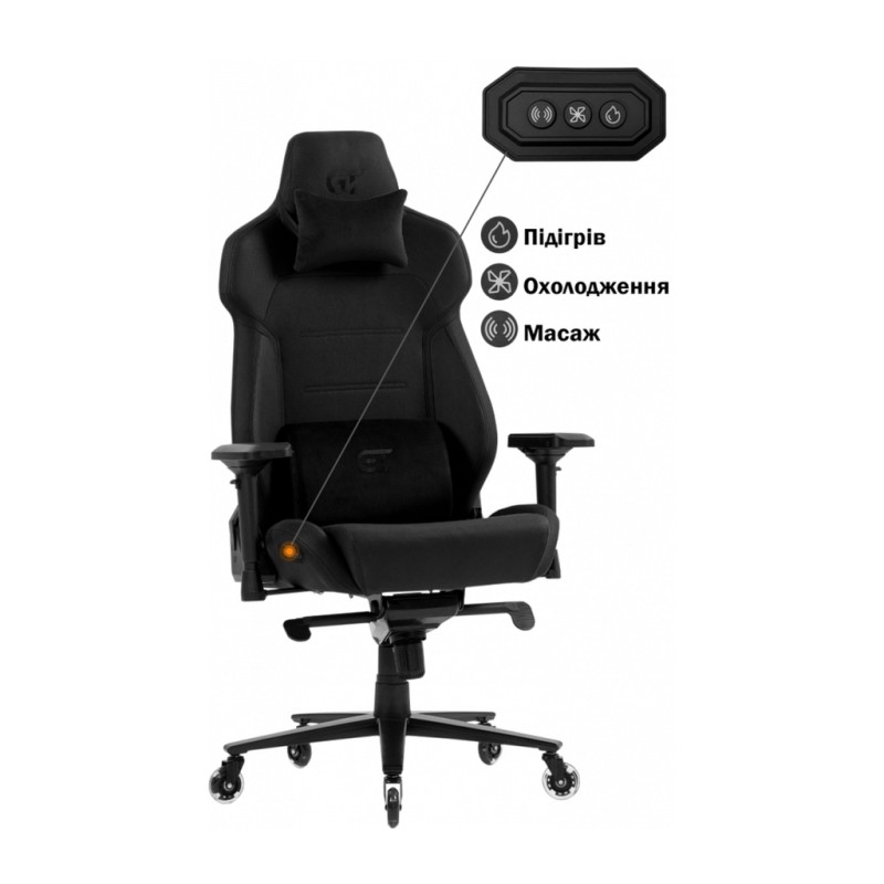 Кресло игровое GT Racer X-8703 Black (X-8703 Fabric Black)